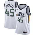 Men's Utah Jazz Donovan Mitchell #45 Nike White Swingman NBA Jersey - Association Edition