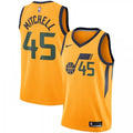 Men's Utah Jazz Donovan Mitchell #45 Nike Gold Swingman NBA Jersey - Statement Edition