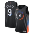 Men's New York Knicks RJ Barrett #9 Nike Black 2020/21 Swingman NBA Jersey - City Edition