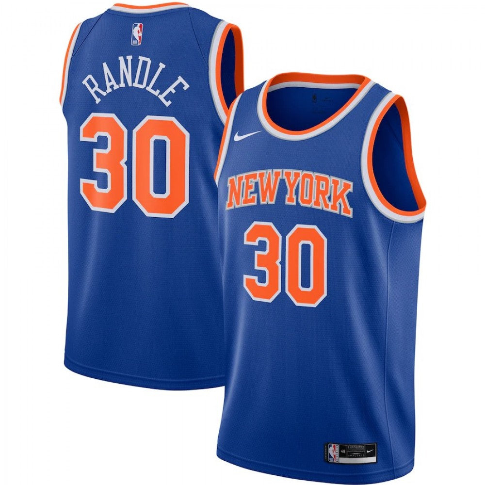 Men's New York Knicks Julius Randle #30 Nike Blue 2020/21 Swingman NBA Jersey - Icon Edition