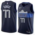 Men's Dallas Mavericks Luka Doncic #77 Nike Navy Swingman NBA Jersey