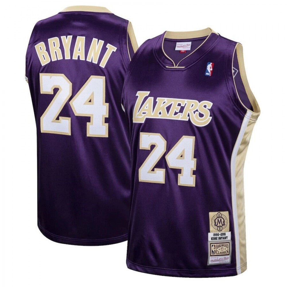 Men's Los Angeles Lakers Kobe Bryant #24 Throwback Purple Hall of Fame Class of 2020 NBA Jersey