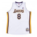 Men's Los Angeles Lakers Kobe Bryant #8 Throwback White 2003-04 Hardwood Classics NBA Jersey