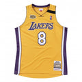 Men's Los Angeles Lakers Home Final Kobe Bryant #8 Throwback Yellow 1999-00 Hardwood NBA Jersey