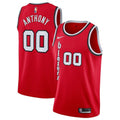 Men's Portland Trail Blazers Carmelo Anthony #00 Nike Red Swingman NBA Jersey - Classic Edition