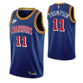 Men's Golden State Warriors Klay Thompson #11 Blue 2021/22 75th Anniversary NBA Jersey - Classic Edition