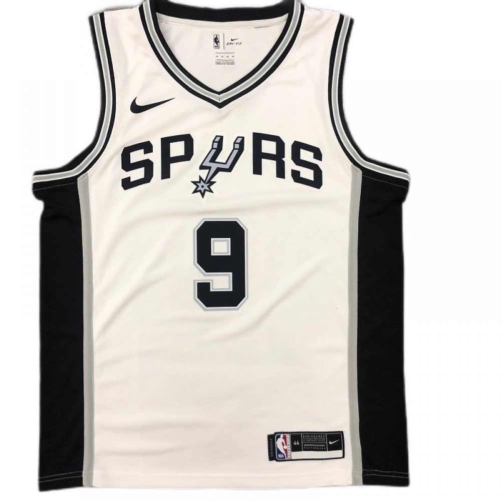 Men's San Antonio Spurs Tony Parker #9 Nike White 2020/21 Swingman NBA Jersey - Association Edition