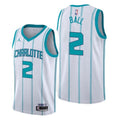 Men's Charlotte Hornets Lamelo Ball #2 Jordan White 2020/21 Swingman NBA Jersey - Association Edition