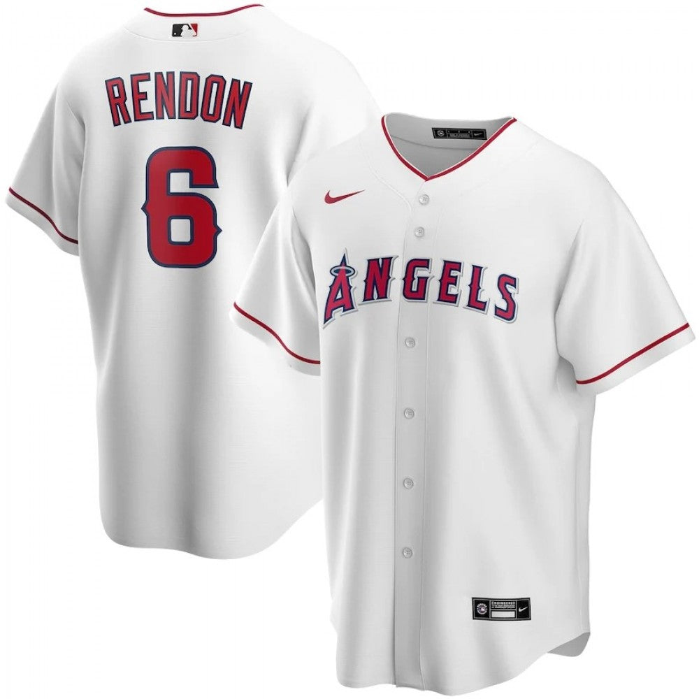 Men's Los Angeles Angels Anthony Rendon #6 Nike White Home 2020 MLB Jersey