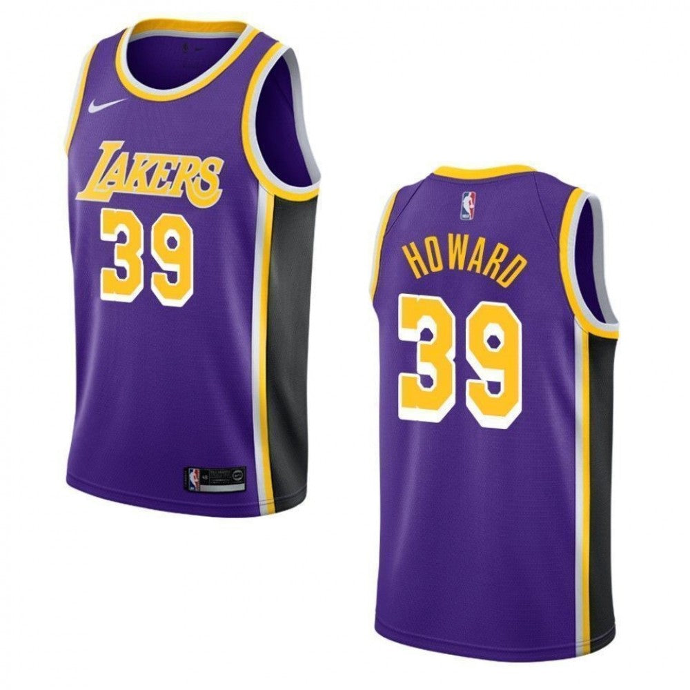 Men's Los Angeles Lakers Dwight Howard #39 Nike Purple Swingman NBA NBA Jersey - Statement Edition