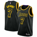 Men's Los Angeles Lakers Carmelo Anthony #7 Nike Black Swingman NBA NBA Jersey - City Edition