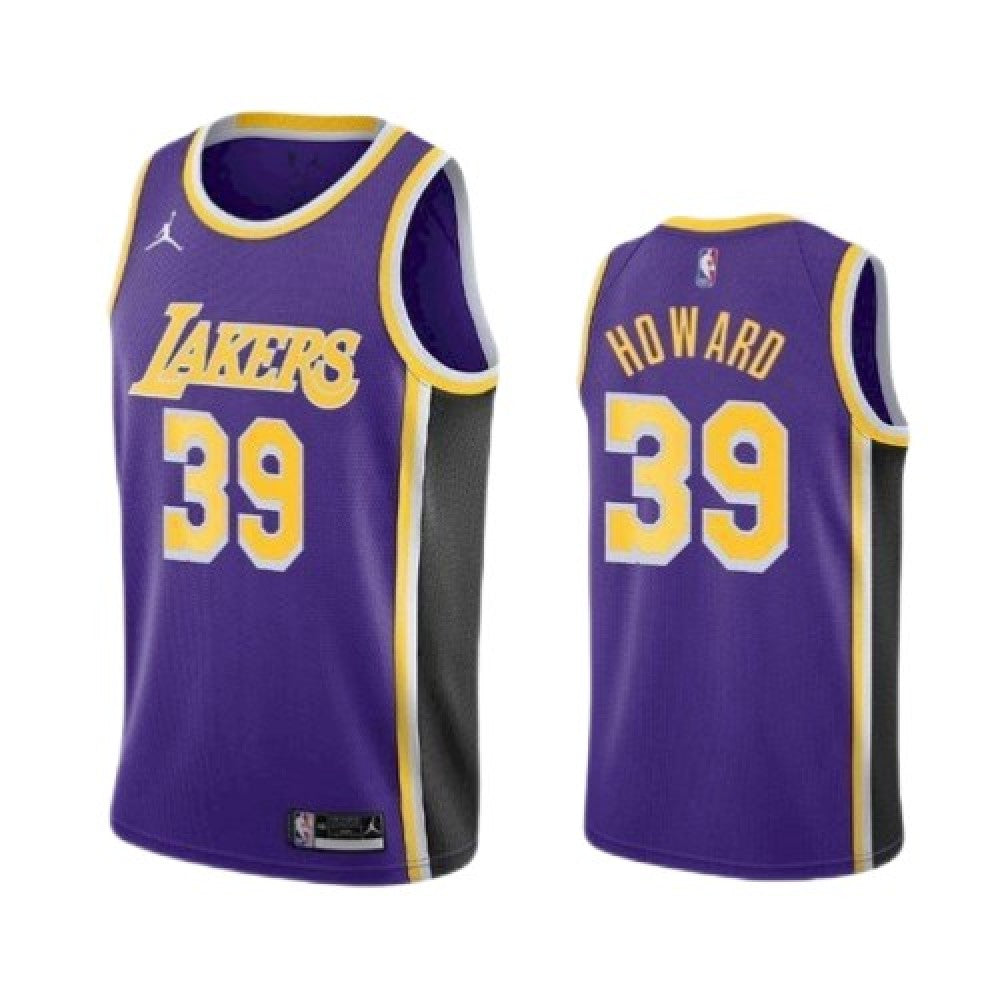 Men's Los Angeles Lakers Dwight Howard #39 Jordan Purple Swingman NBA NBA Jersey - Statement Edition