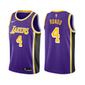 Men's Los Angeles Lakers Rajon Rondo #4 Nike Purple Swingman NBA NBA Jersey - Statement Edition