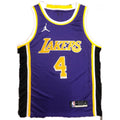 Men's Los Angeles Lakers Rajon Rondo #4 Jordan Purple Swingman NBA NBA Jersey - Statement Edition
