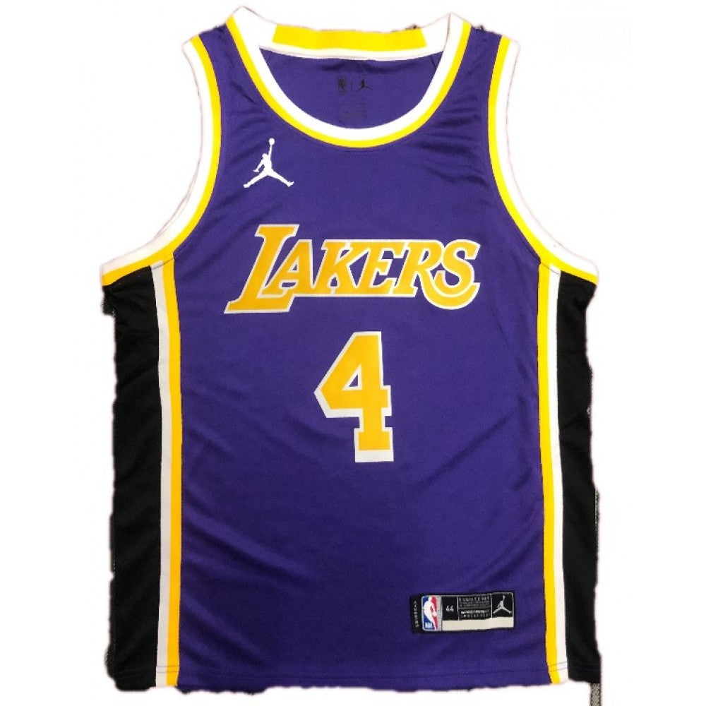 Men's Los Angeles Lakers Rajon Rondo #4 Jordan Purple Swingman NBA NBA Jersey - Statement Edition