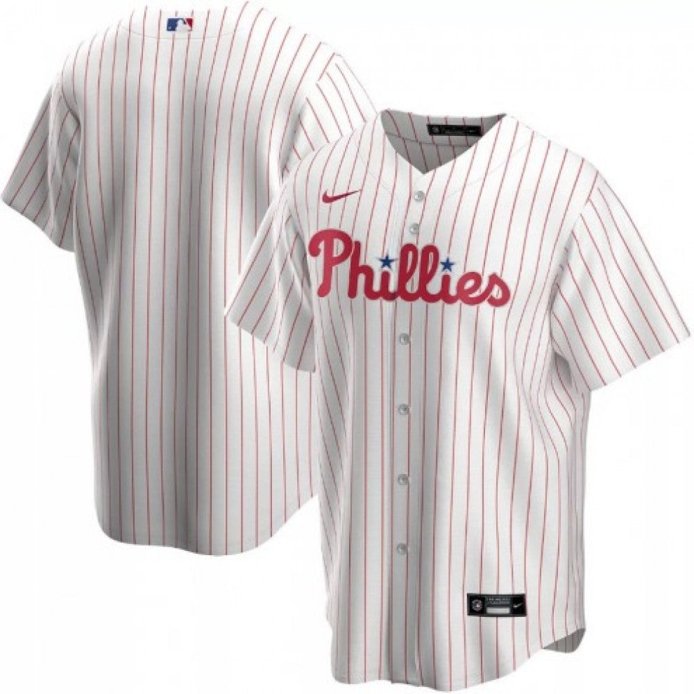 Men's Philadelphia Phillies Nike White&amp;Red Home 2020 MLB Jersey