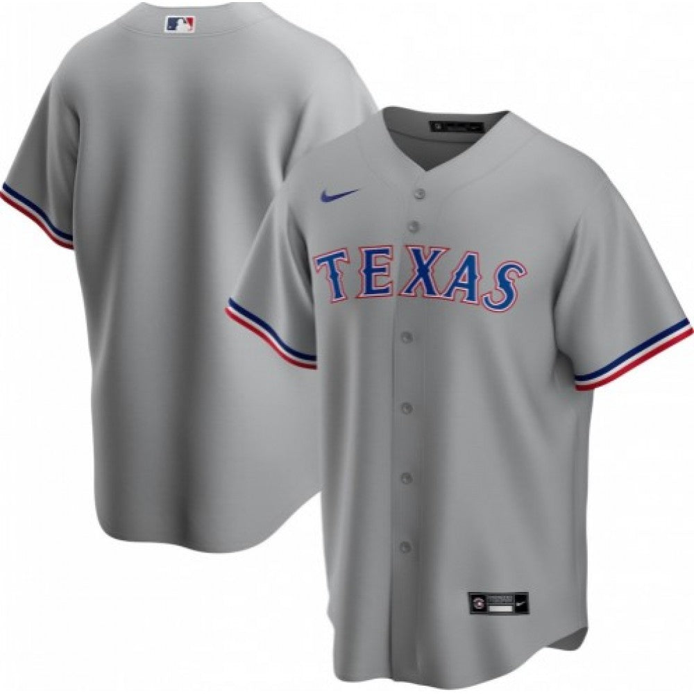 Men's Texas Rangers Nike Gray Home 2020 MLB Jersey