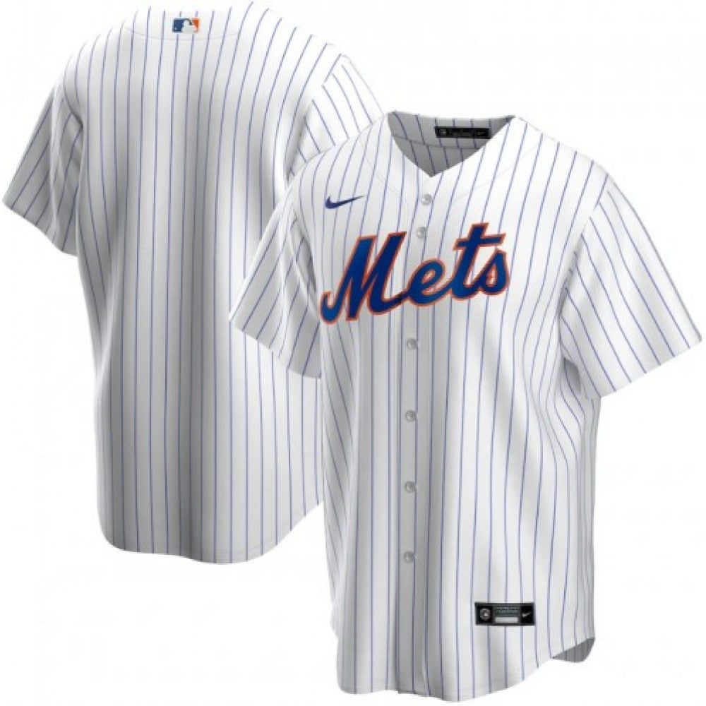 Men's New York Mets Nike White&amp;Royal Home 2020 MLB Jersey