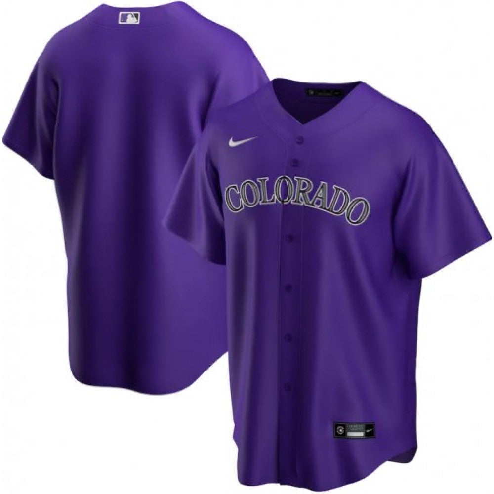 Men's Colorado Rockies Nike Purple 2020 Alternate MLB Jersey