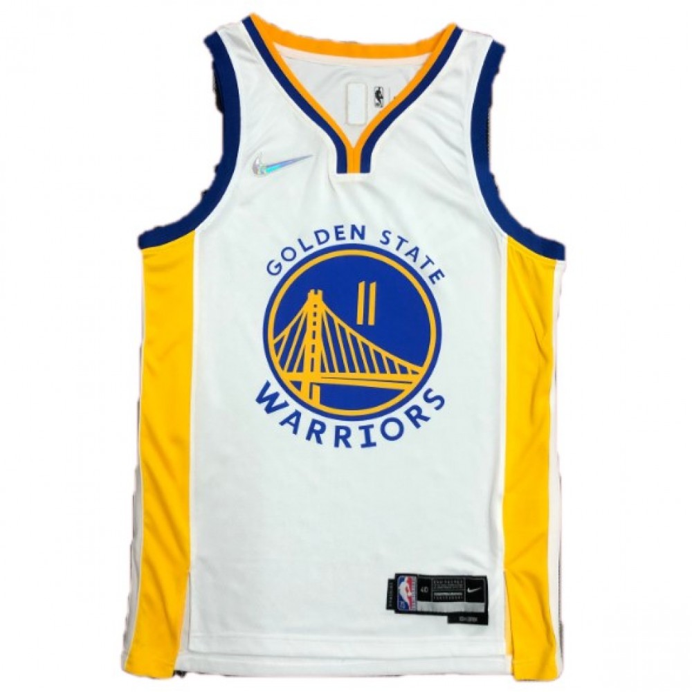 Men's Golden State Warriors Klay Thompson #11 Nike White 2021/22 Swingman NBA Jersey - Association Edition