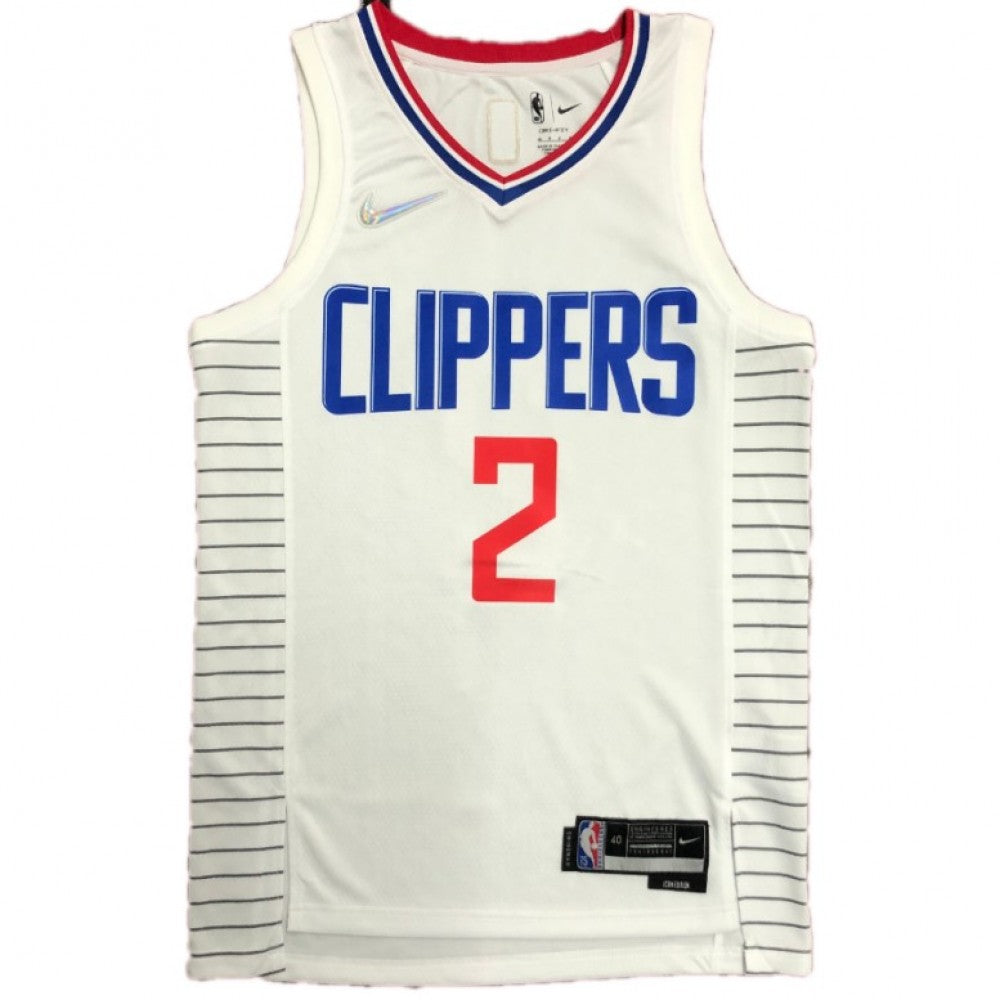 Men's Los Angeles Clippers Leonard #2 Nike White Swingman NBA NBA Jersey - Association Edition