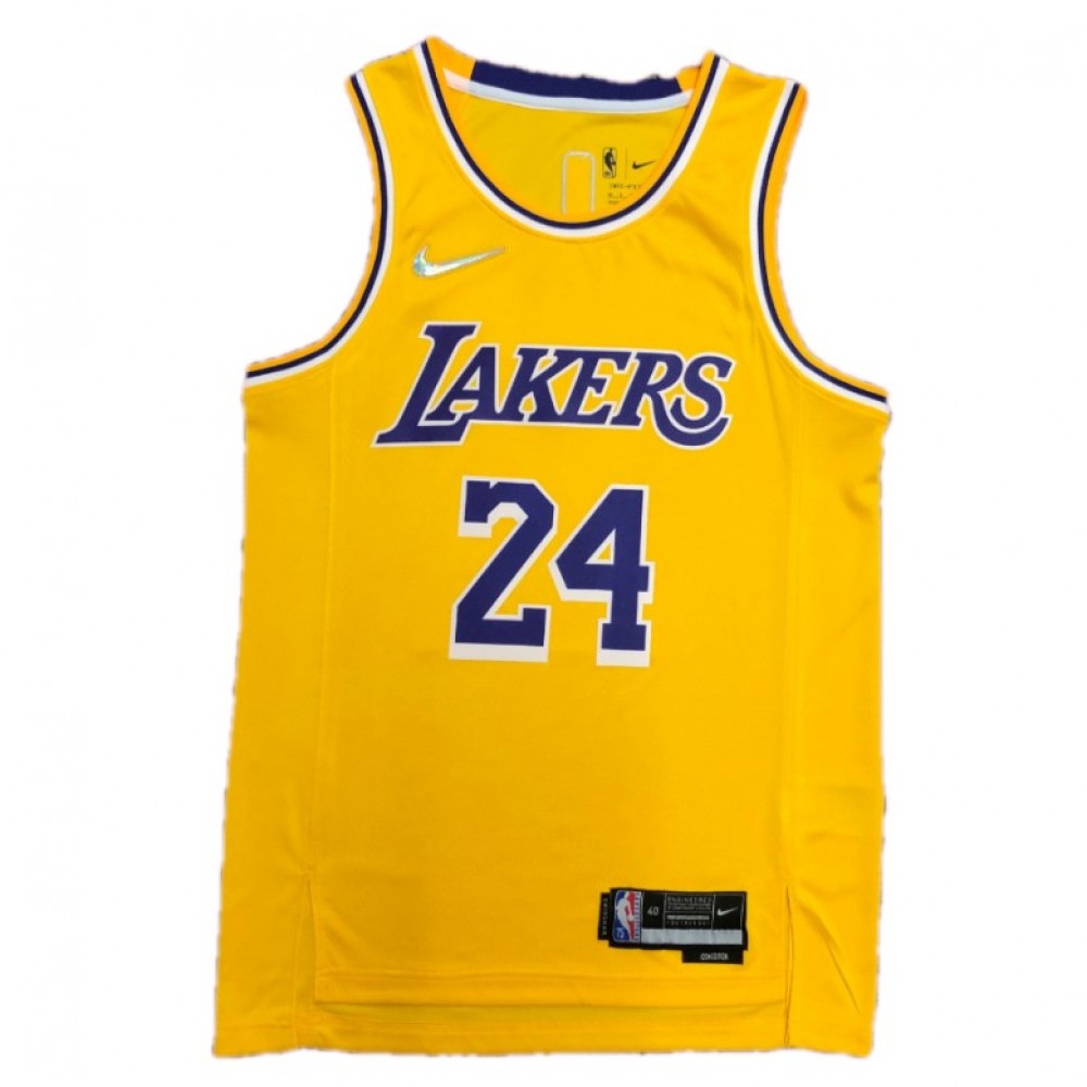 Men's Los Angeles Lakers Kobe Bryant #24 Nike Gold 2021/22 Swingman NBA Jersey - Icon Edition