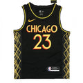 Men's Chicago Bulls Michael Jordan #23 Nike Black 2020/21 Swingman NBA Jersey - City Edition