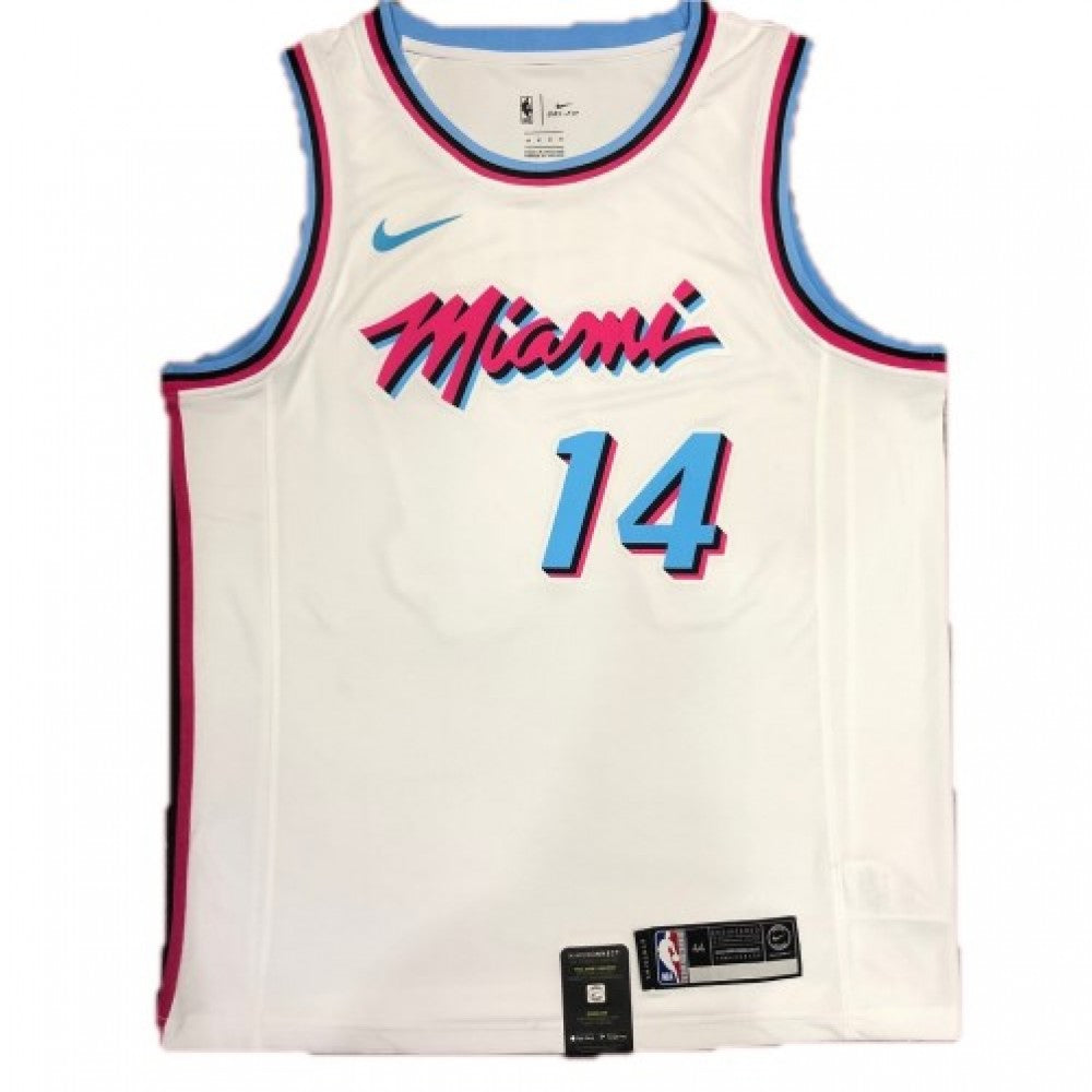 Men's Miami Heat Tyler Herro #14 White 19-20 Swingman NBA Jersey - City Edition