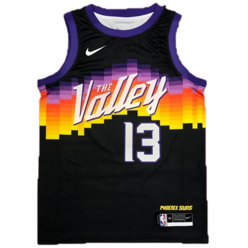 Men's Phoenix Suns Steve Nash #13 Nike Black 2021 Swingman NBA Jersey - City Edition