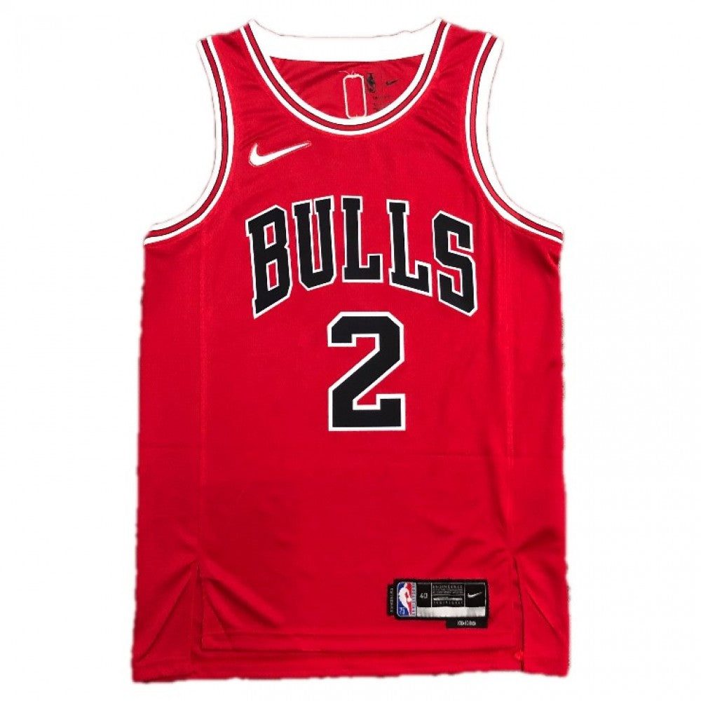 Men's Chicago Bulls Lonzo Ball #2 Nike Red 2021 Swingman NBA NBA Jersey - Icon Edition
