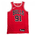 Men's Chicago Bulls Dennis Rodman #91 Nike Red 2021 Swingman NBA NBA Jersey - Icon Edition