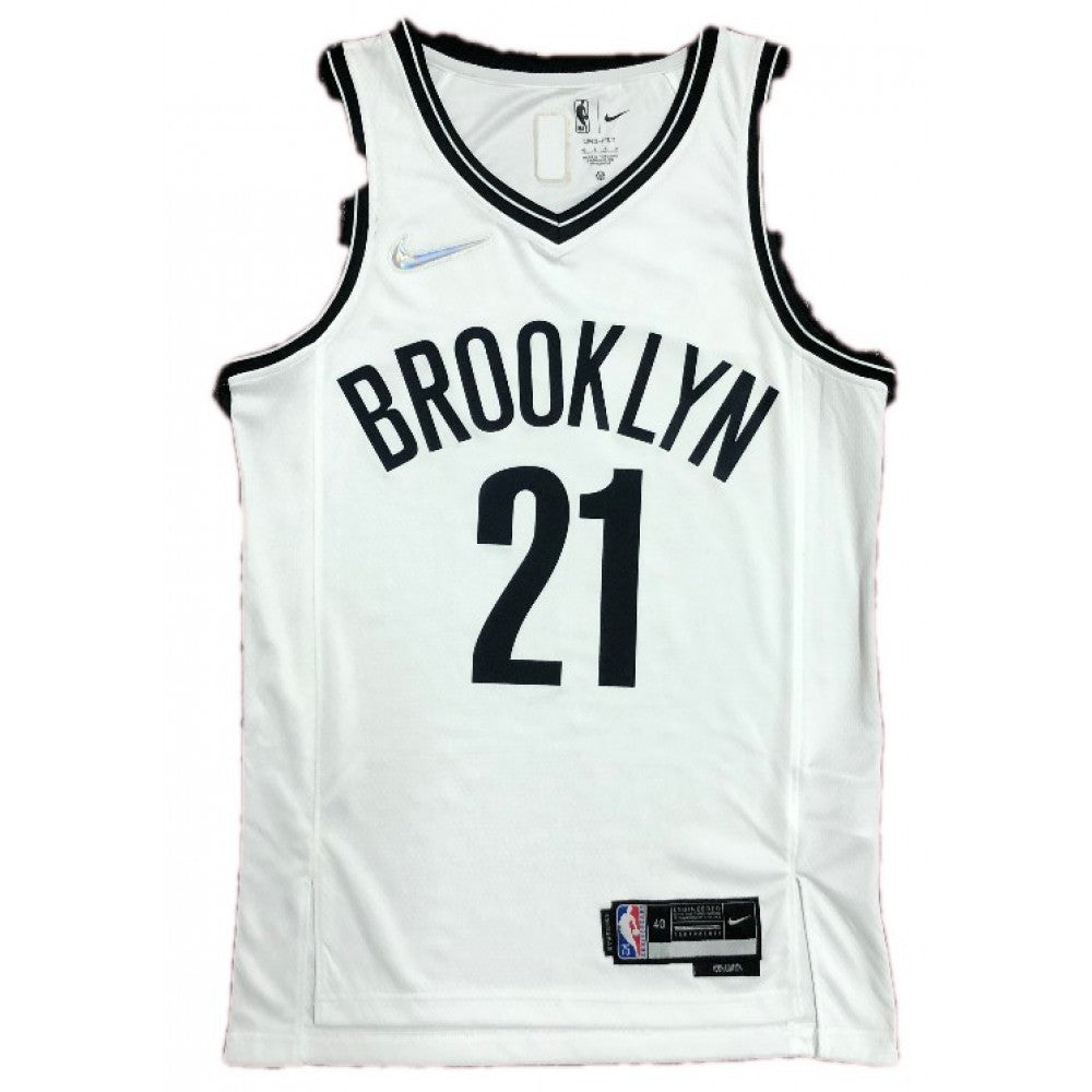 Men's Brooklyn Nets LaMarcus Aldridge #21 Nike White 2021 Swingman NBA NBA Jersey - Icon Edition