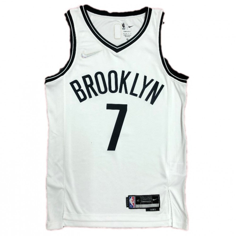 Men's Brooklyn Nets Kevin Durant #7 Nike White 2021 Swingman NBA NBA Jersey - Icon Edition