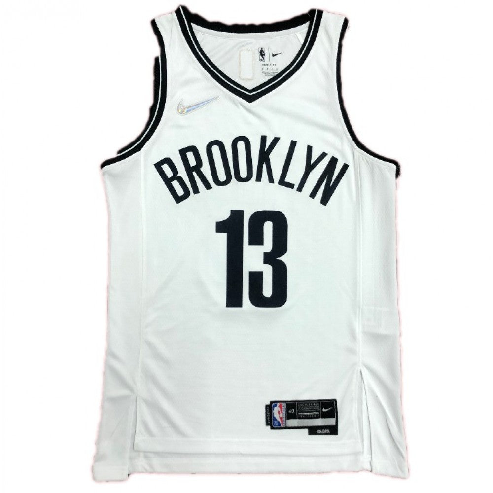 Men's Brooklyn Nets James Harden #13 Nike White 2021 Swingman NBA NBA Jersey - Icon Edition