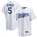 Men's Los Angeles Dodgers Corey Seager #5 Nike White Alternate 2020 MLB Jersey