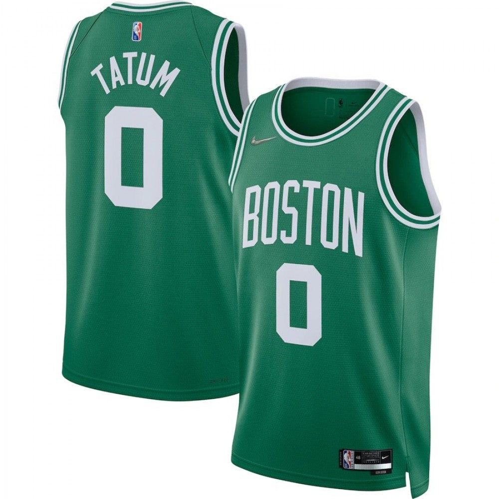 Men's Boston Celtics Jayson Tatum #0 Green 2021/22 Diamond Swingman NBA Jersey - Icon Edition