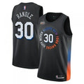 Men's New York Knicks Julius Randle #30 Nike Black 2020/21 Swingman NBA Jersey - City Edition