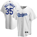 Men's Los Angeles Dodgers Cody Bellinger #35 White Home 2020 Player MLB Jersey
