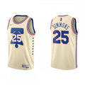 Men's Philadelphia 76ers Ben Simmons #25 Nike 2021 Swingman NBA Jersey - Earned Edition