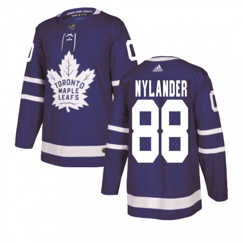 Men's Toronto Maple Leafs William Nylander #88 adidas Blue Authentic Player NHL Jersey