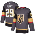 Men's Vegas Golden Knights Marc-Andr Fleury #29 Adidas Gray Authentic Player NHL Jersey