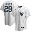Men's New York Yankees Gio Urshela #29 Nike White Home 2020 MLB Jersey