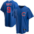 Men's Chicago Cubs Javier Baez #9 Nike Royal Alternate Player MLB Jersey