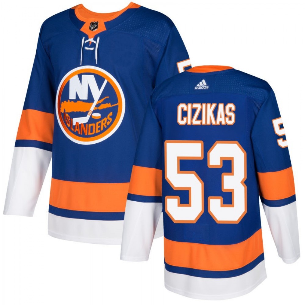 Men's New York Islanders Casey Cizikas #53 adidas Royal Authentic NHL Jersey