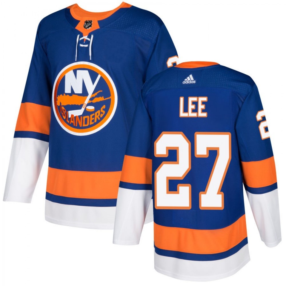 Men's New York Islanders Anders Lee #27 adidas Royal Authentic NHL Jersey