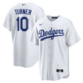 Men's Los Angeles Dodgers Justin Turner #10 Nike White 2020 MLB Jersey