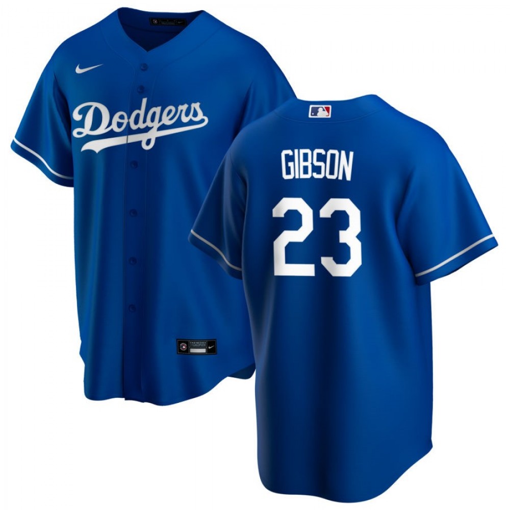 Men's Los Angeles Dodgers Kirk Gibson #23 Nike Royal Alternate 2020 MLB Jersey