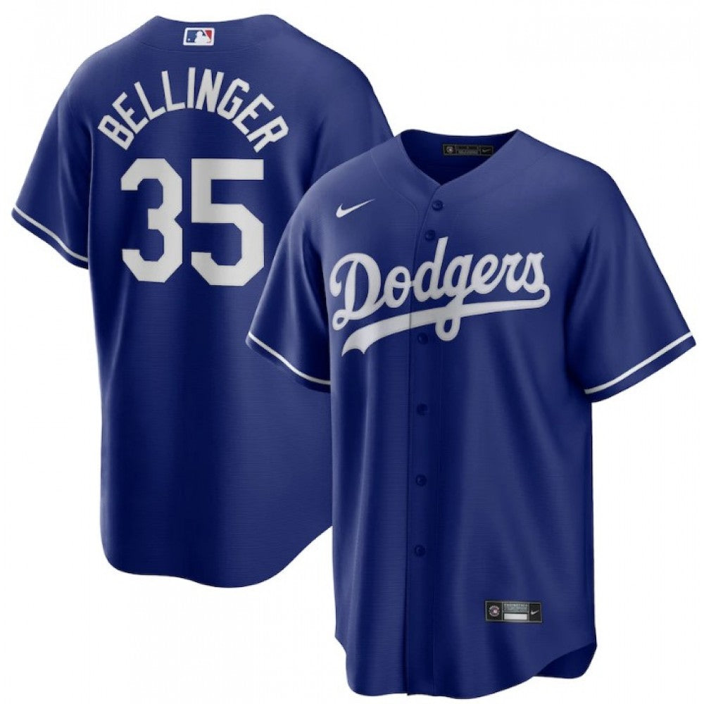 Men's Los Angeles Dodgers Cody Bellinger #35 Nike Royal Alternate 2020 MLB Jersey