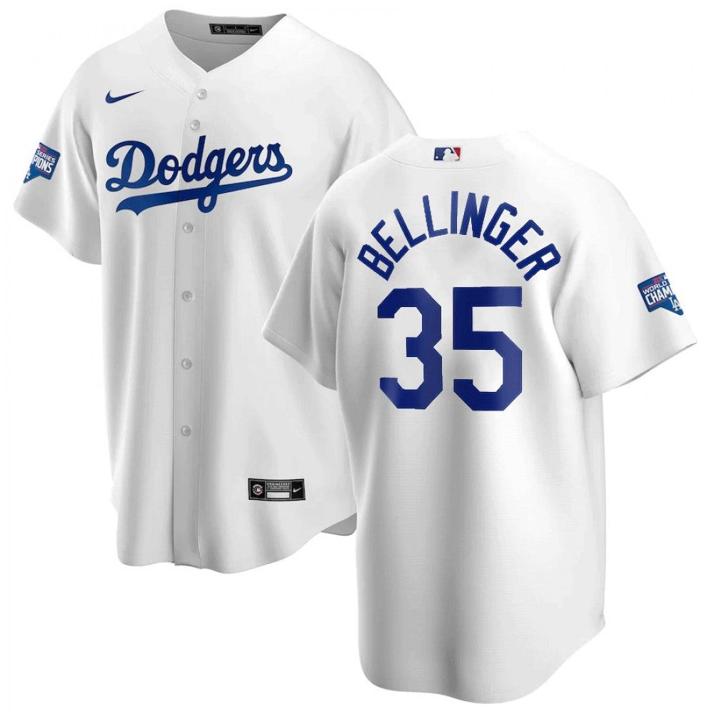 Men's Los Angeles Dodgers Cody Bellinger #35 Nike White Alternate 2020 MLB Jersey