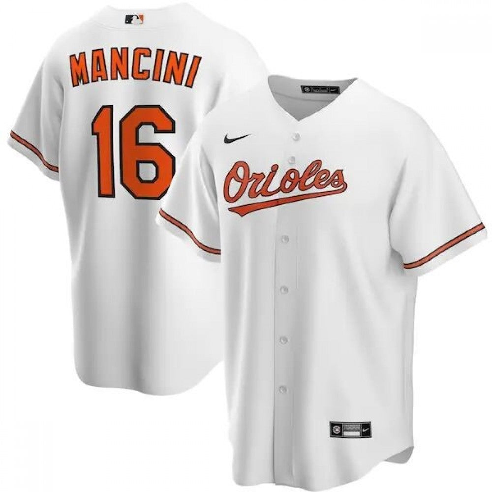 Men's Baltimore Orioles Trey Mancini #16 Nike White Home 2020 MLB Jersey